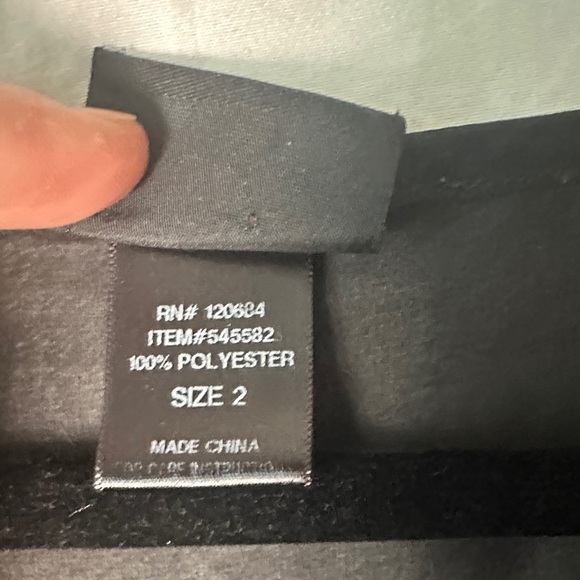 Torrid Black Sheer Kimono with White Detailing - Picture 3 of 6